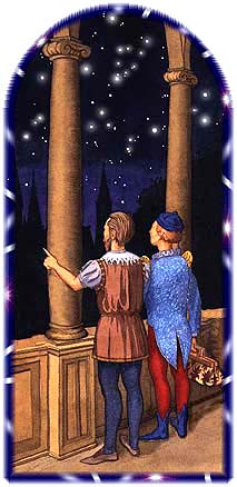 He could even see the teeth on the gargoyles.